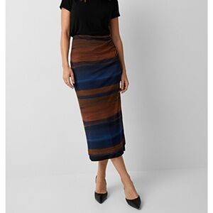 Simons La Contemporaine Earthy Tones Maxi Skirt NWOT